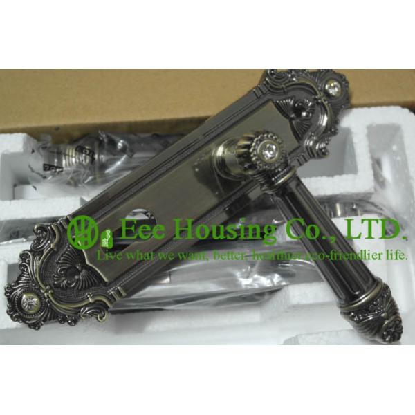 European style Entrance Villa Door Lock, double bolts mortise lock , Antique Brass finish