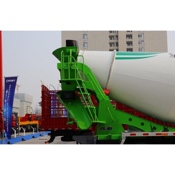 Concrete Mixers With Truck Shacman M3000 Model 12 Wheels 7.5 Cubic Tanker Single Sleeper
