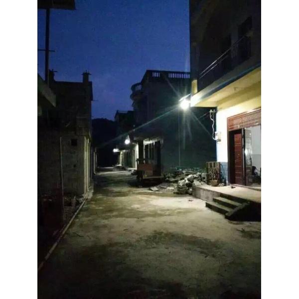 8w Garden Solar LED Wall Light Toughened Glass Cover 3-5M Height