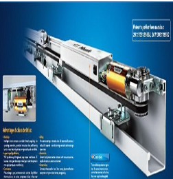 Alloy Beam Residential Automatic Sliding Doors Drive 2000x2200mm