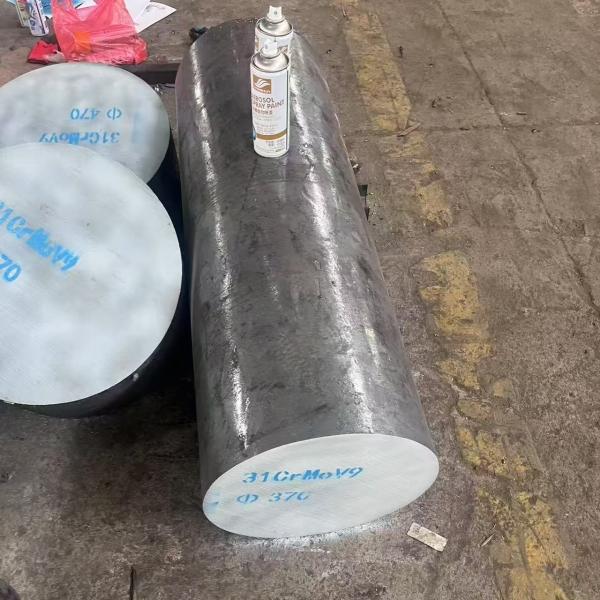 6m Length 31CrMoV9 / 1.8519 Alloy Steel Round Bar GB Forged Steel Rod