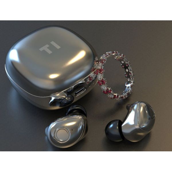 V5.0 Bluetooth Cordless Bluetooth Earbuds Noise Cancelling 23*17*21mm Size