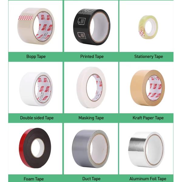Eco Friendly BOPP Packing Tape Waterproof Self Adhesive Kraft Paper Tape Custom Logo Printed