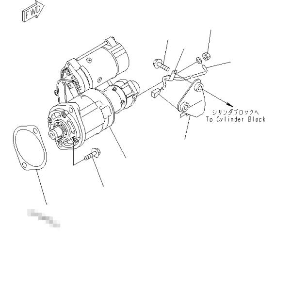 EX120-5 SH120A3 Excavator Starting Motor 4BG1 Excavator Hydraulic Pump