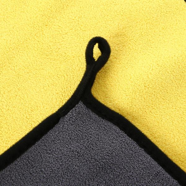 Custom Thicken Plush Car Cleaning Cloth 40x40 Colorful Car Towels with Edge Microfiber