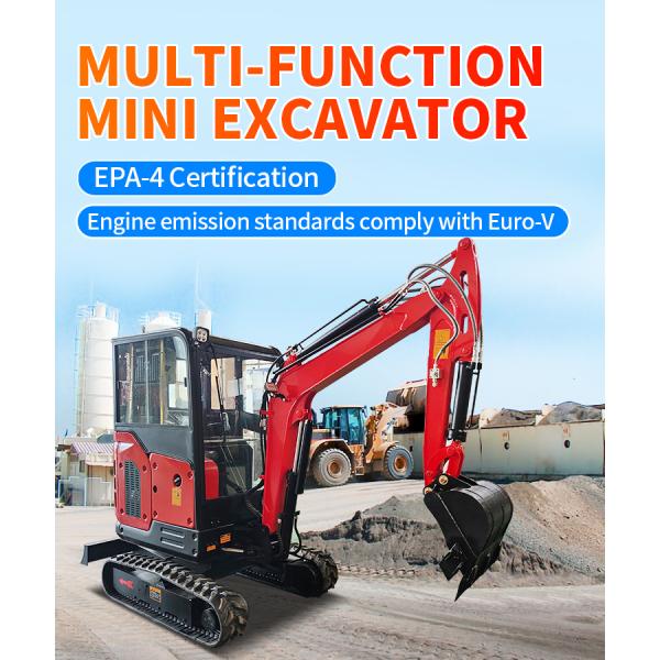 Multipurpose 3 Ton Mini Excavator Equipment with Changchai Engine