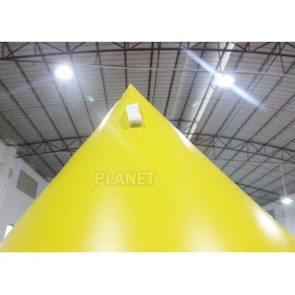 2.5m Inflatable Water Floating Marker buoys With Logo Yellow / Pink
