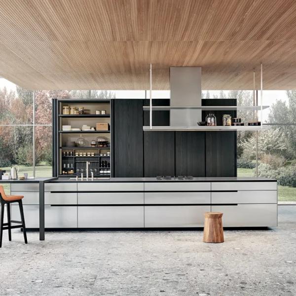 Cheap Blum Modern Modular Kitchen Cabinets for sale