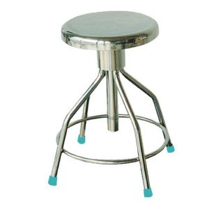 Hospital Clinic Stainless Steel Height Adjustable Doctor Stool