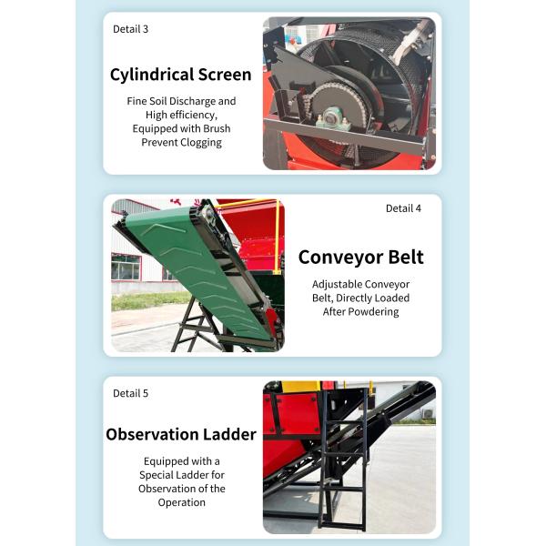 Heavy-Duty Tractor Soil Crusher 900kg for 50hp Tractors