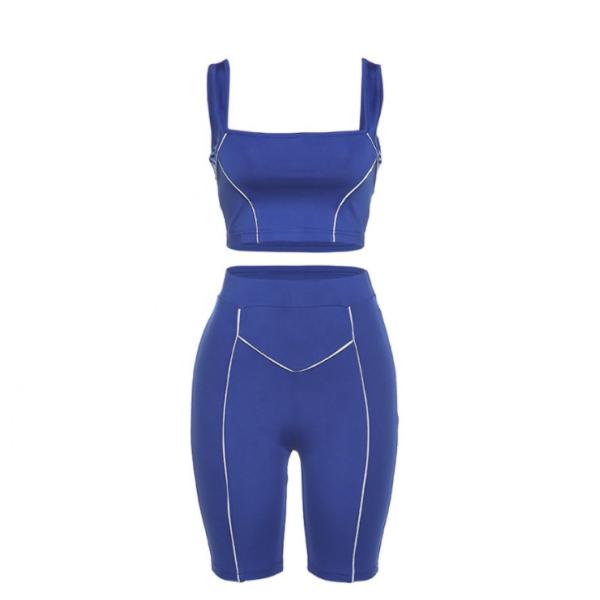 Sleeveless Fitness Women'S Sportswear Tracksuits For Summer