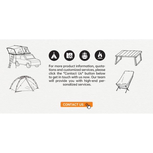 2.3m Car Roof Tent Camping 300gsm Polyester Hard Shell Ladder For SUV Van