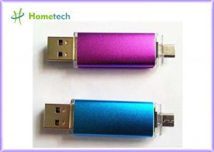 Quality OEM Mobile Phone USB Flash Drive , Micro Dual Port USB Flash Drive With Micro Usb For Android wholesale