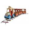 Large Capacity Outdoor Riding Train Set , Childrens Ride On Train In Theme Park for sale