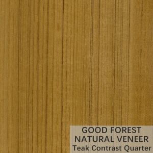 Quality Teak Natural Wood Veneer Natural Crown Cut Veneer FSC Certification wholesale