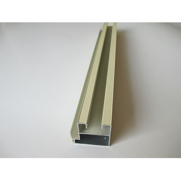 Russia Design Cream Color Aluminium Wardrobe Door Frame Powder Coating