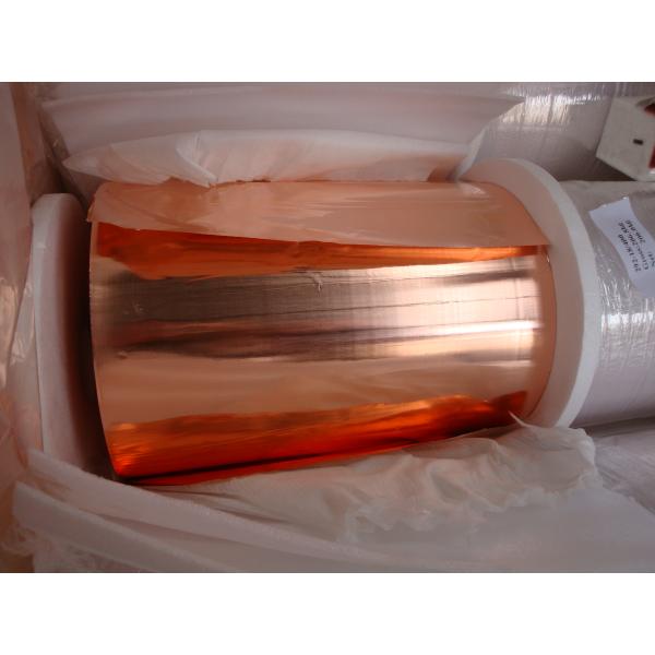 High Flexibility Pure Copper Foil Sheet Roll For Electronic Appliance 0.010 * 250mm