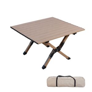 Carbon Steel Foldable Camping Table 30kg Load Bearing 2-6 People