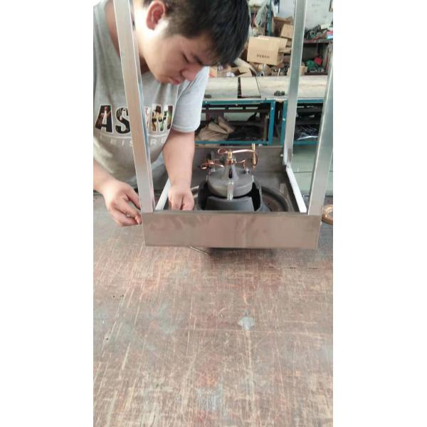 stainless steel stoven worked by nature gas matierals stainless steel 201,size:450mmx550mmx720mm