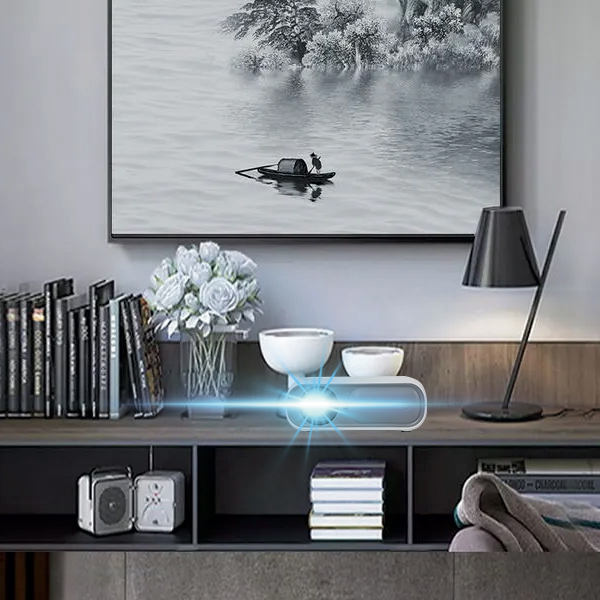 Multi Interfaces LED 60W Screen Mirroring Home Theater Projector 1280*720