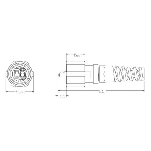 Field Optical Fiber Cable Patch Cord With ODVA Dual LC Connector