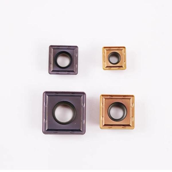 CVD Coating Tungsten Steel Inserts SPMG060204 , U Drill For Cnc Lathe