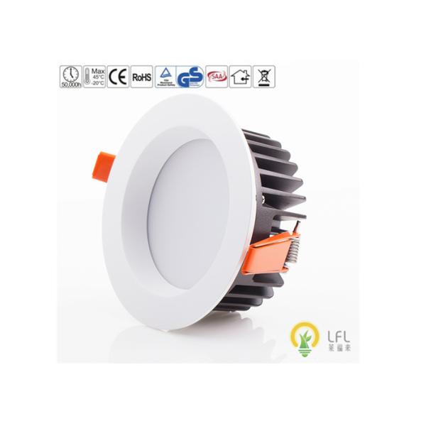 No flicker CRI>83 replaceable tiltable 4 inches 20W more than 100LPW led downlight for hotels apartments 5 years