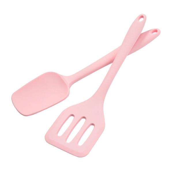 Silicone Baking Utensils Set 5Pcs Silicone Spatula Set Non-Stick Durable Silicone Cookware Cooking Kitchen Tools Set