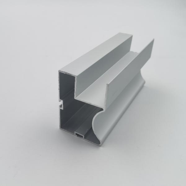 OEM Anodized Wardrobe Aluminium Profile For Vertical Sliding Door
