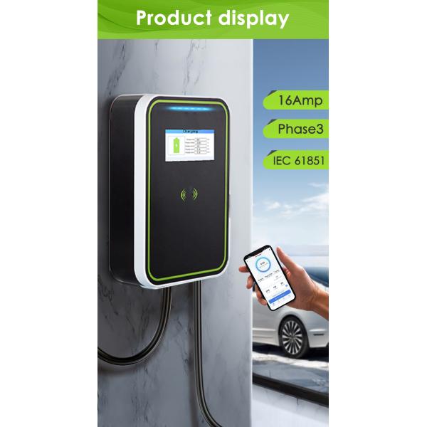 Electric Car Wallbox Charger Pulsar Plus PC body With App ev charger wallbox 7kw earth leakage protection OEM ODM