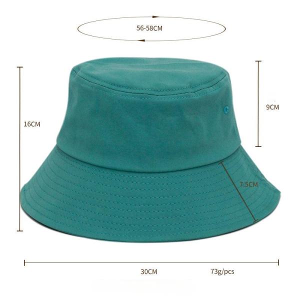 Solid color Bucket Hat Large Brim