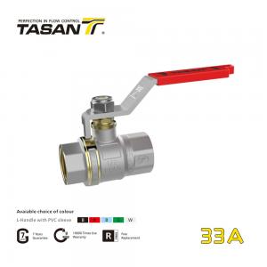 Quality 1/2 Inch Brass Water Ball Valve Full Flow Ball Valve ISO228 Threaded 33A wholesale