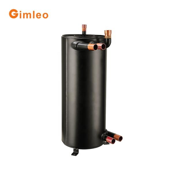 Copper T2 / TP2 Tube In Shell Heat Exchanger GAH05-CMF With 10kw Cooling Capacity