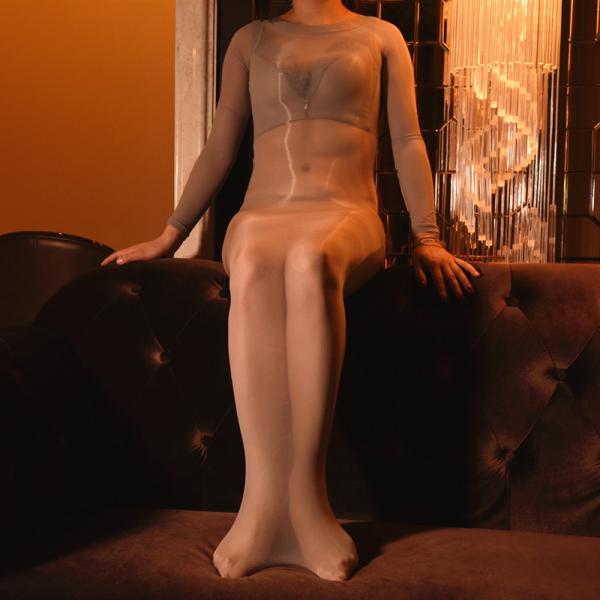 Fishnet Silk Stocking Sexy One-piece Sexy Stockings Silky Flirting Ultra-thin Foot Tights Pantyhose Transparent Y-Z Adult Women