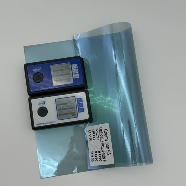 Nasido IRR99% Blue Chameleon Window Tint 2 mil Thickness Explosion Proof Anti UV