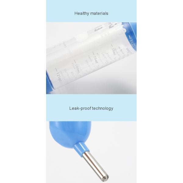 Plastic Water Bottle for Small Animals LCD Display 125ml like Hamsters and Rabbits