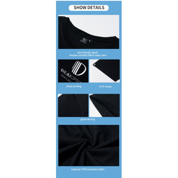 Sleeve Style Short sleeve Hot Custom Printing Black Plain 100% Cotton Tshirt For Men