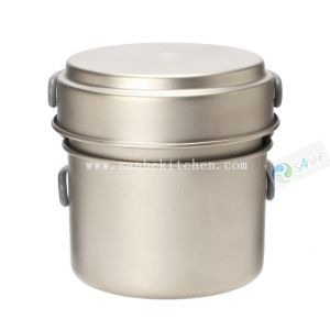 Buy cheap Titanium backpacking cookware 3pcs set, outdoor cooking used from wholesalers