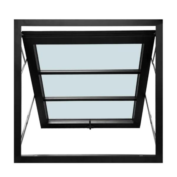 SKATE Customized Colors Powder Coating Aluminum Awning Window with Superior Water Tightness