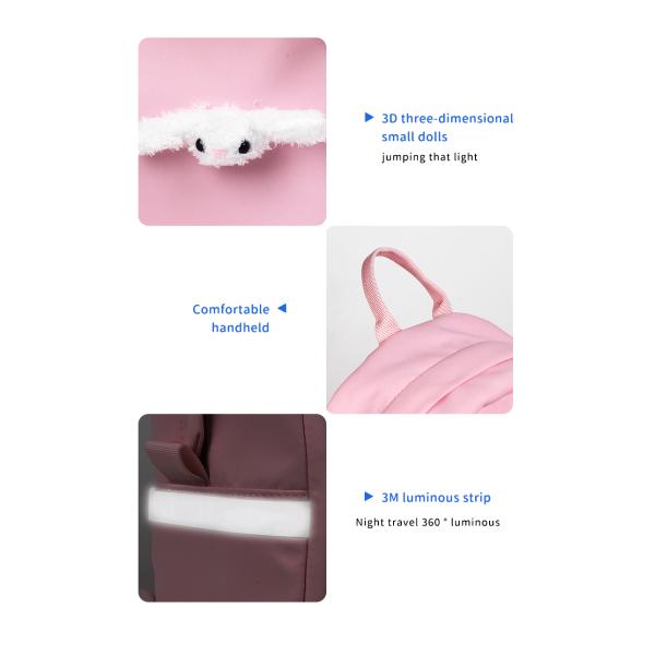 Supercute Cartoon Pattern Children Book Bags Students Lightweight School Backpack