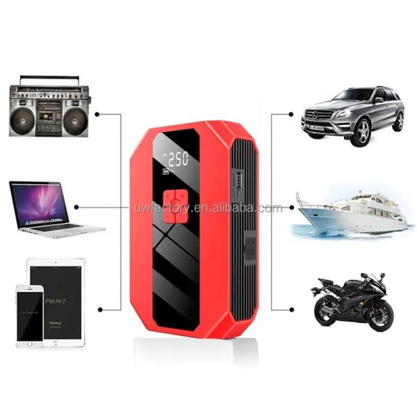 CAR POWER STATION Mini Multi-Function Automotive Portable Car Battery Jump Starter for Versatile Applications
