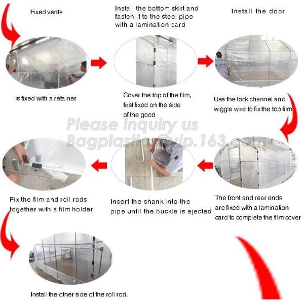 PE protective film customized green house for agriculture anti frost,Venlo Glass Agricultural Green house, SUPPLIES, PAC