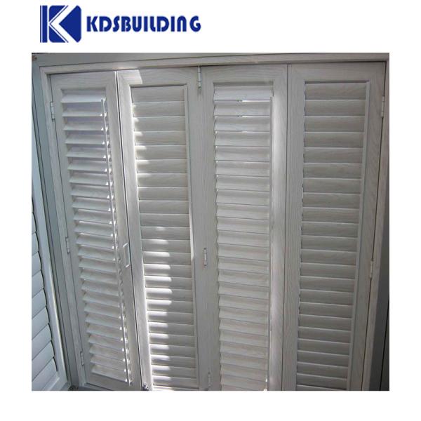 Slide Door Wood Color Aluminum Windows Antique Blind Shade Window Shutter For Window Shutter