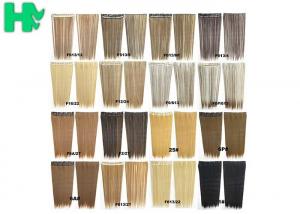 Quality Synthetic Blonde Hair Extensions Korean Straight Human Hair Weave wholesale