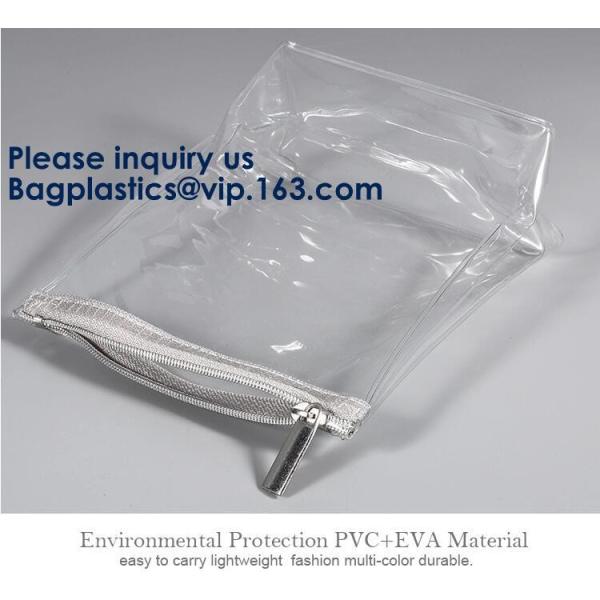 Fold Up Cosmetic Bag EVA Pouch OEM Promotional Heat Seal Sewing Zipper,Cosmetic Makeup Toiletry Set Bag Pouch