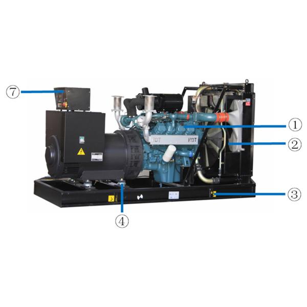 575kva 460kw Doosan Power Silent Dg Generator DP180LA 480V