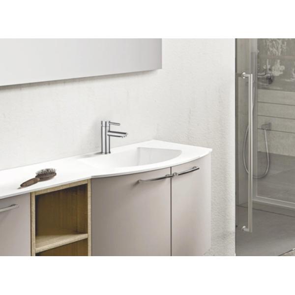 OEM Baking Varnish Stainless Steel Basin Faucet No Lead Acid Resistance