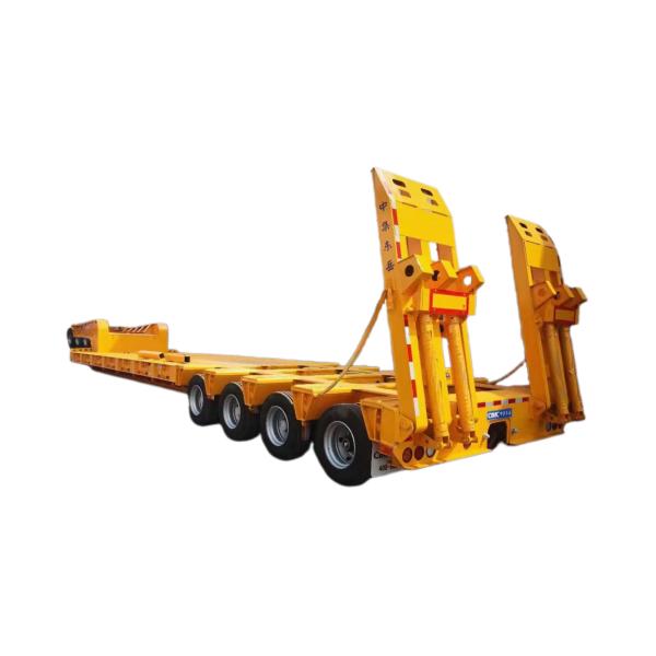 CIMC Heavy 6 Axle Low Bed Semi-Trailer Steel Material Truck Trailers with Performance