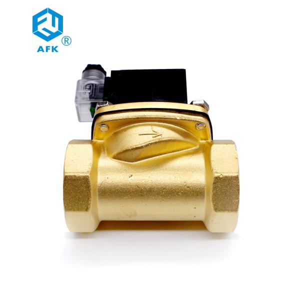 2T Series Lpg Gas Solenoid Valve Brass 1/2 220 Volt 2T-50 High Temp With Flange