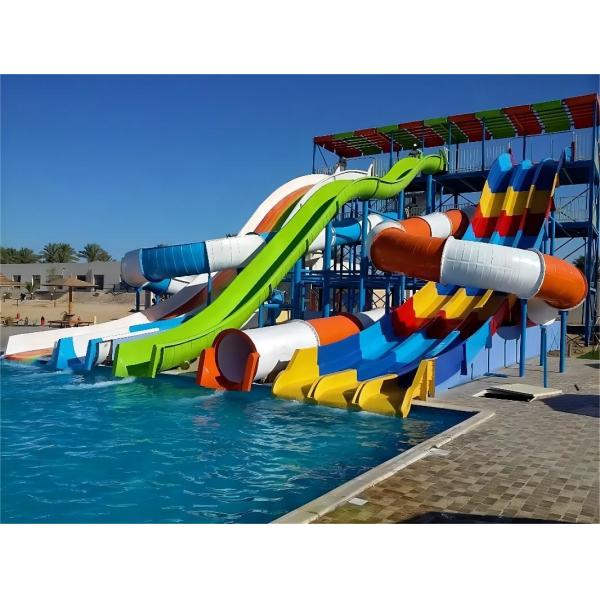 1 People Play Water Park Slide Games Equipment Fiberglass Water Slide Set